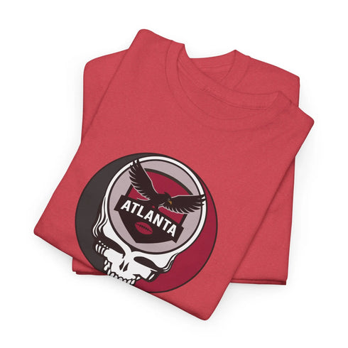 Grateful Dead - Atlanta Falcons Stealie Grateful Dead Steal Your Face T-Shirt - NFL - StealieShop
